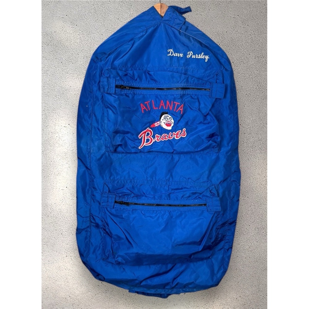 1980's Atlanta Braves Dave Pursley Team Used Travel/Garment Bag MLB Baseball